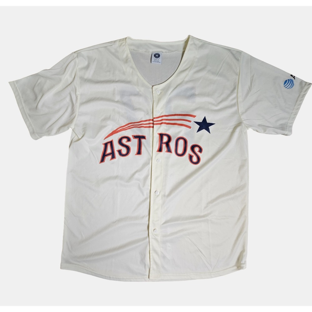 Houston Astros #27 Jose Altuve Shooting Star Baseball Jersey Shirt AT&T Mens XL‎
